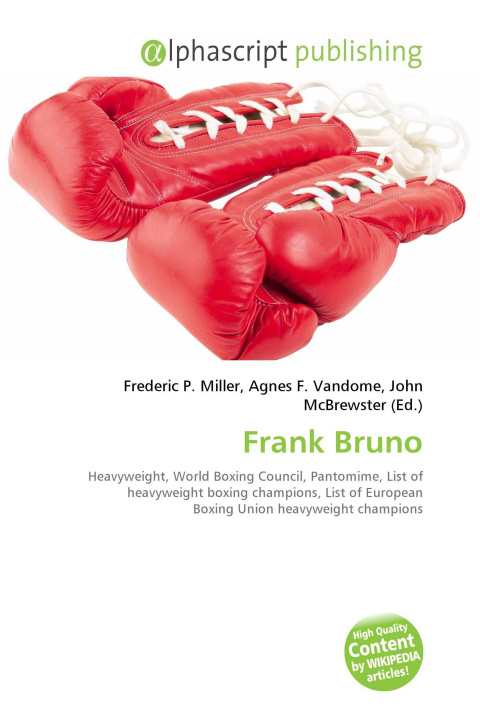 Kniha Frank Bruno Agnes F. Vandome