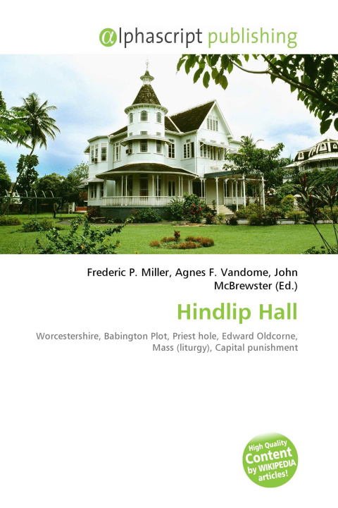 Kniha Hindlip Hall Agnes F. Vandome