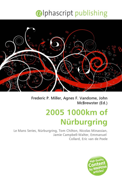 Knjiga 2005 1000km of Nürburgring Agnes F. Vandome