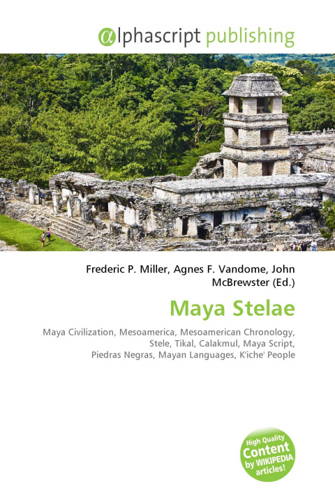 Kniha Maya Stelae Agnes F. Vandome