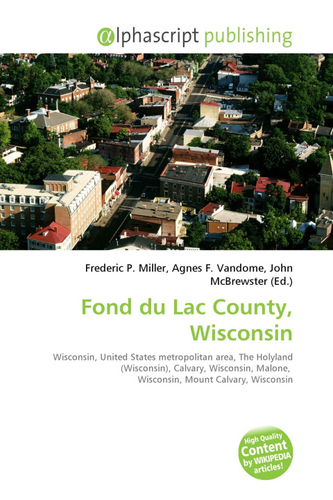 Book Fond du Lac County, Wisconsin Agnes F. Vandome