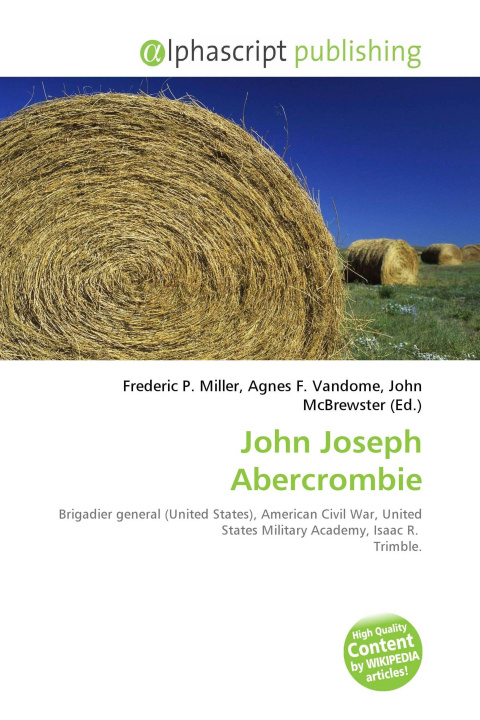 Kniha John Joseph Abercrombie Agnes F. Vandome