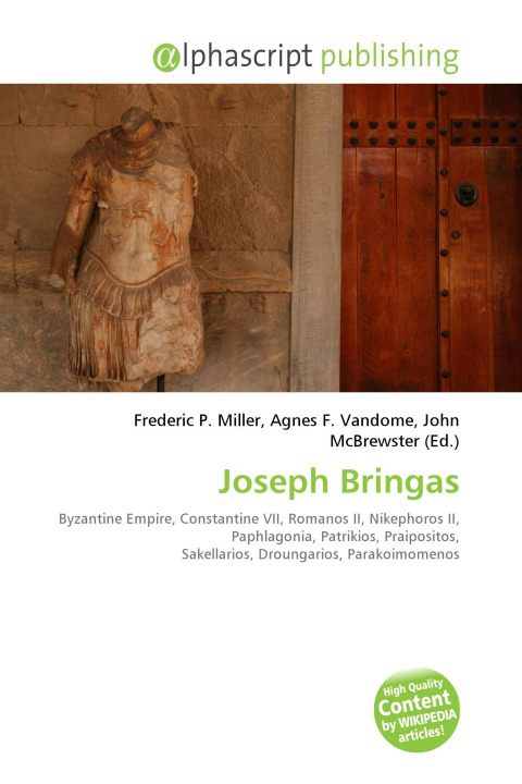 Kniha Joseph Bringas Agnes F. Vandome