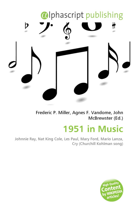 Kniha 1951 in Music Agnes F. Vandome