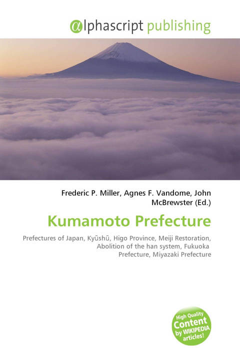 Kniha Kumamoto Prefecture Agnes F. Vandome