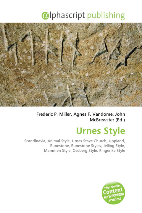 Kniha Urnes Style Agnes F. Vandome