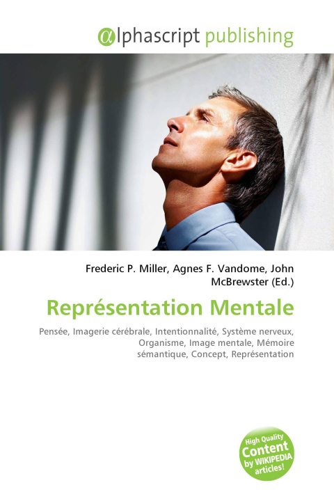Kniha Représentation Mentale Agnes F. Vandome