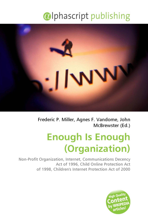 Kniha Enough Is Enough (Organization) Agnes F. Vandome