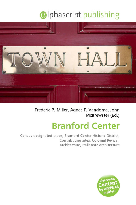 Kniha Branford Center Agnes F. Vandome