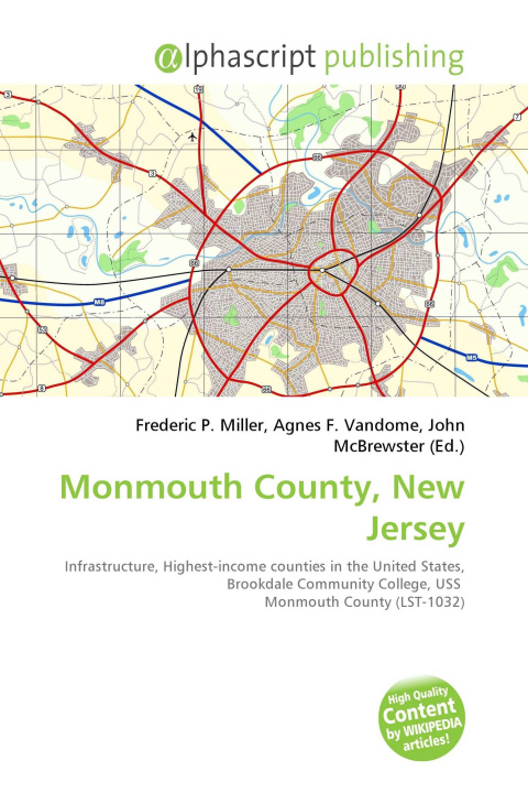 Kniha Monmouth County, New Jersey Agnes F. Vandome