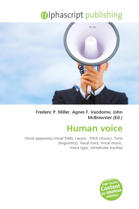 Kniha Human voice Agnes F. Vandome