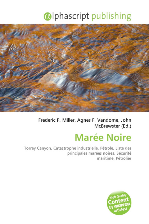 Könyv Marée Noire Agnes F. Vandome