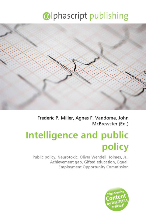 Kniha Intelligence and public policy Agnes F. Vandome