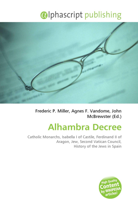 Book Alhambra Decree Agnes F. Vandome