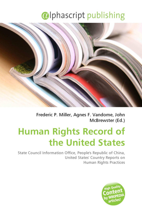 Kniha Human Rights Record of the United States Agnes F. Vandome