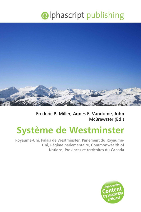 Book Système de Westminster Agnes F. Vandome