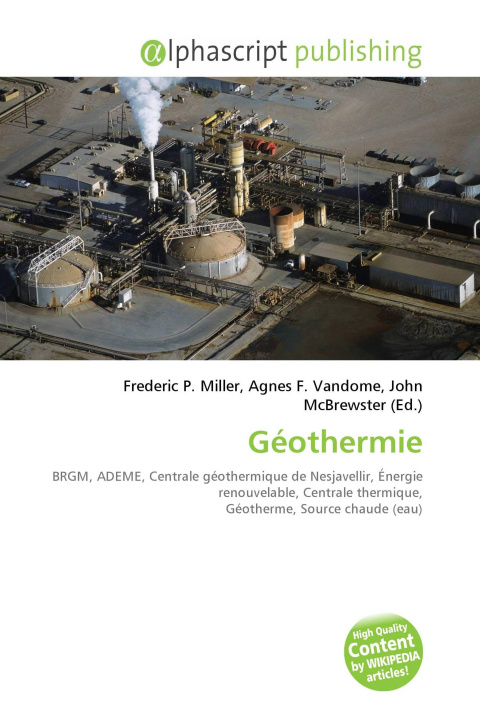 Kniha Géothermie Agnes F. Vandome