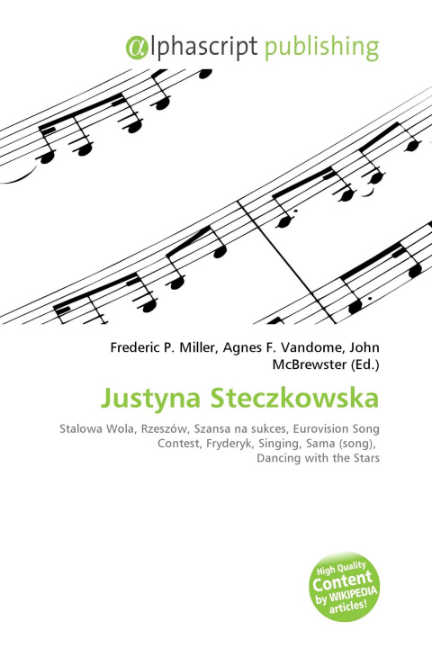 Kniha Justyna Steczkowska Agnes F. Vandome