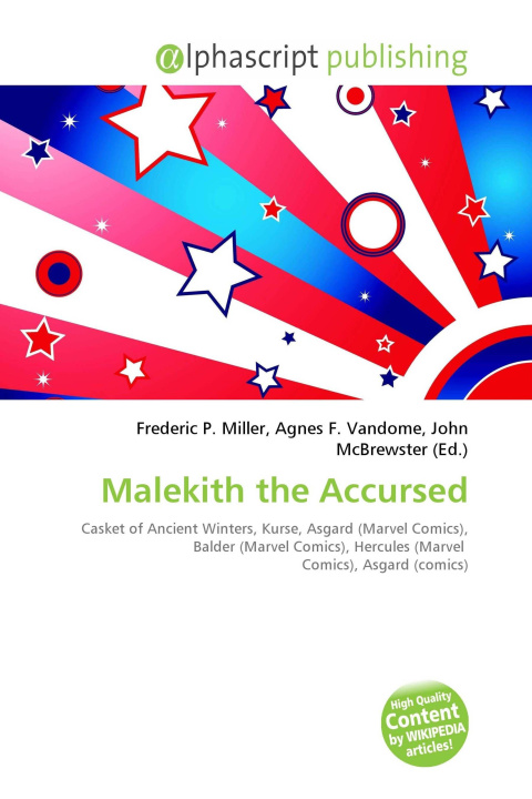 Kniha Malekith the Accursed Agnes F. Vandome