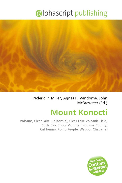 Kniha Mount Konocti Agnes F. Vandome