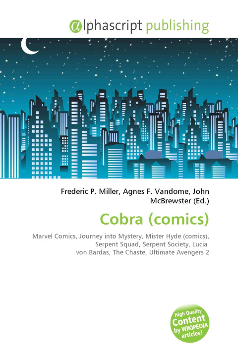 Kniha Cobra (comics) Agnes F. Vandome