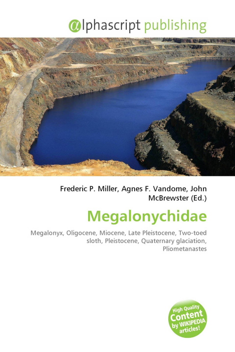 Kniha Megalonychidae Agnes F. Vandome