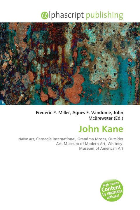 Kniha John Kane Agnes F. Vandome