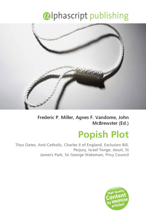 Könyv Popish Plot Agnes F. Vandome