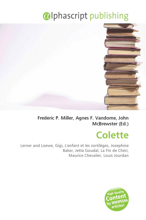 Kniha Colette Agnes F. Vandome