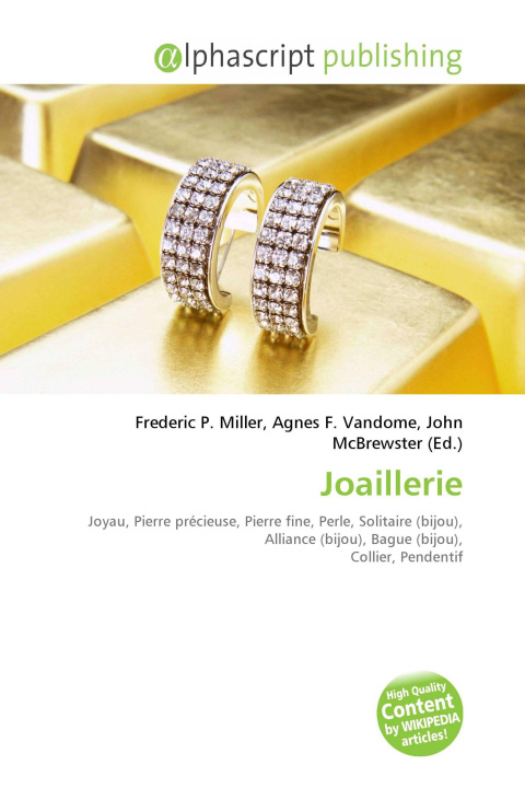 Kniha Joaillerie Agnes F. Vandome