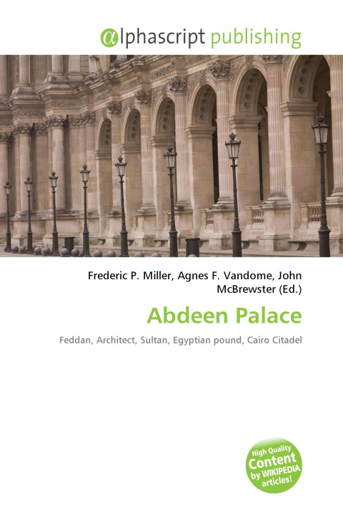 Kniha Abdeen Palace Agnes F. Vandome