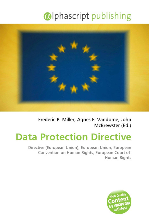 Kniha Data Protection Directive Agnes F. Vandome