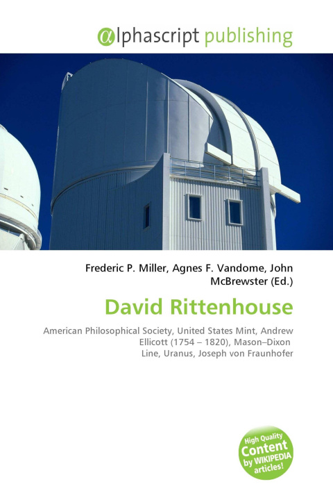 Kniha David Rittenhouse Agnes F. Vandome
