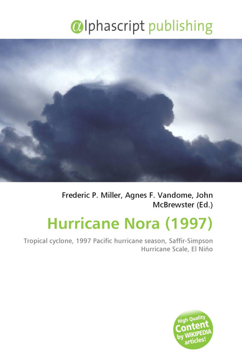 Kniha Hurricane Nora (1997) Agnes F. Vandome