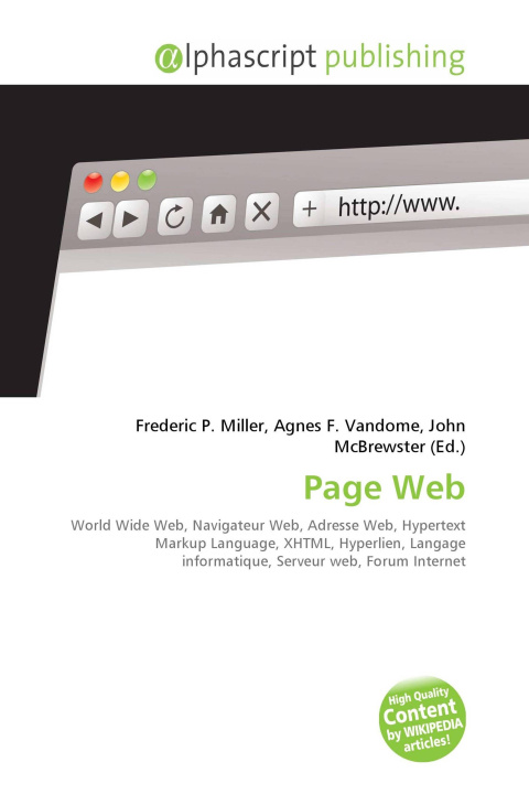 Könyv Page Web Agnes F. Vandome