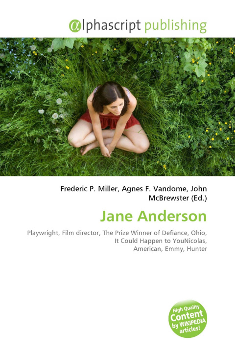 Knjiga Jane Anderson Agnes F. Vandome