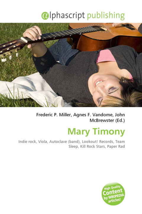 Kniha Mary Timony Agnes F. Vandome