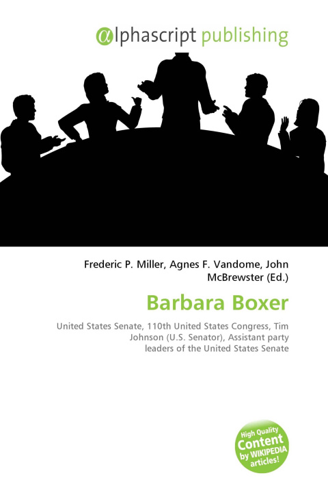 Knjiga Barbara Boxer Agnes F. Vandome