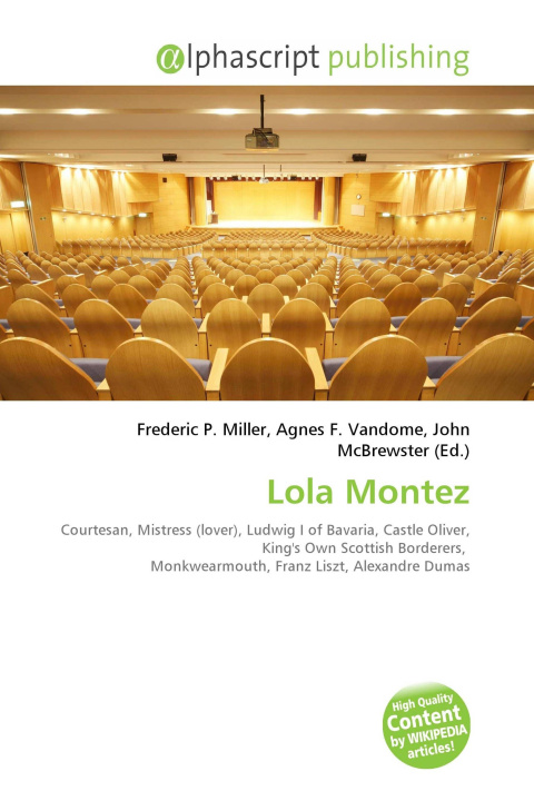Kniha Lola Montez Agnes F. Vandome