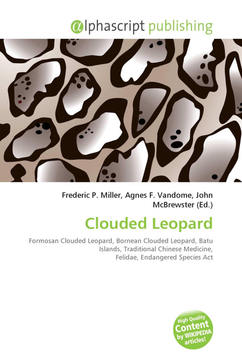 Knjiga Clouded Leopard Agnes F. Vandome