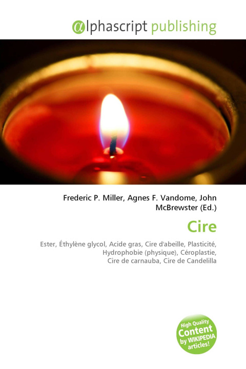 Kniha Cire Agnes F. Vandome
