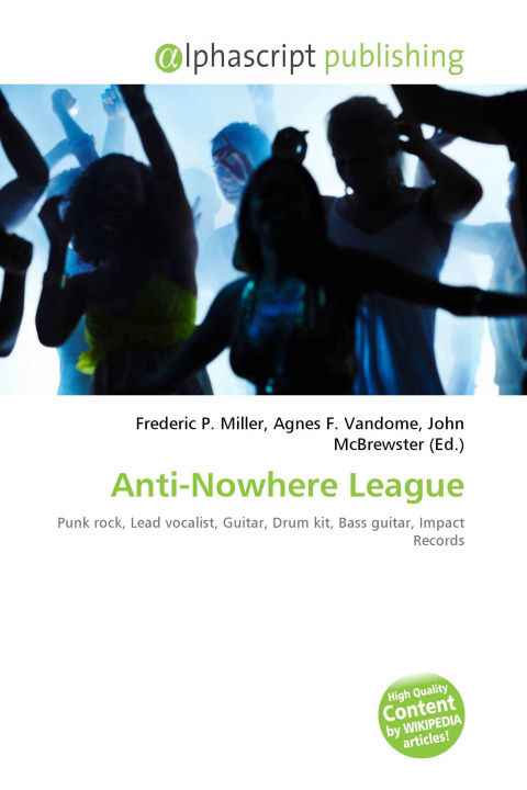 Kniha Anti-Nowhere League Agnes F. Vandome