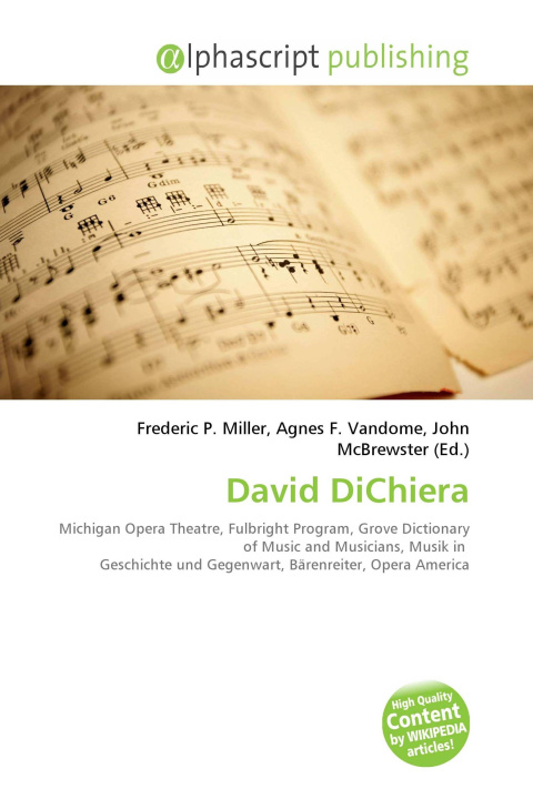 Knjiga David DiChiera Agnes F. Vandome