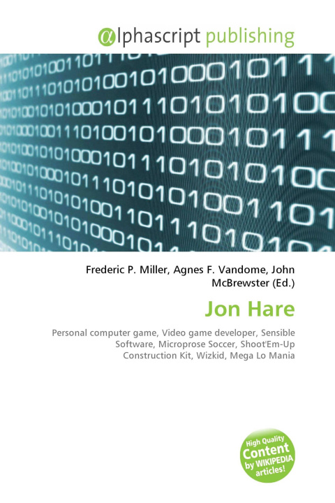 Book Jon Hare Agnes F. Vandome