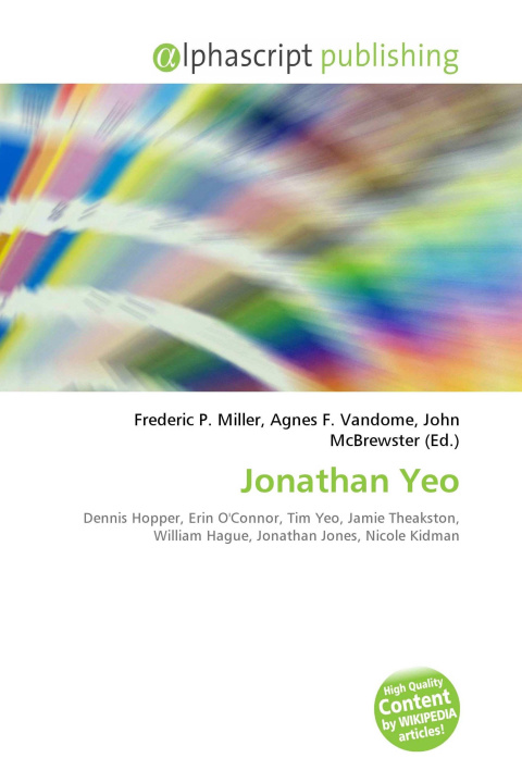 Kniha Jonathan Yeo Agnes F. Vandome