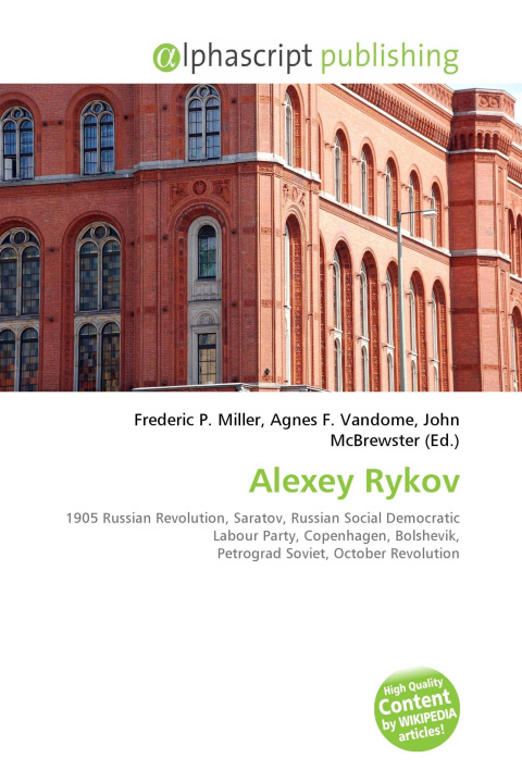 Kniha Alexey Rykov Agnes F. Vandome