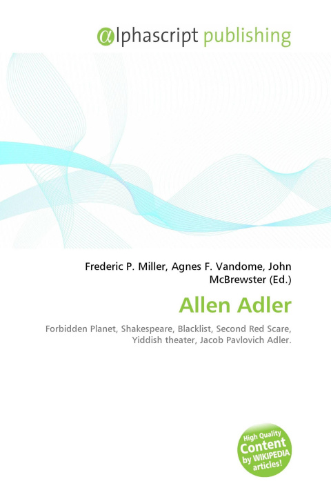 Kniha Allen Adler Agnes F. Vandome