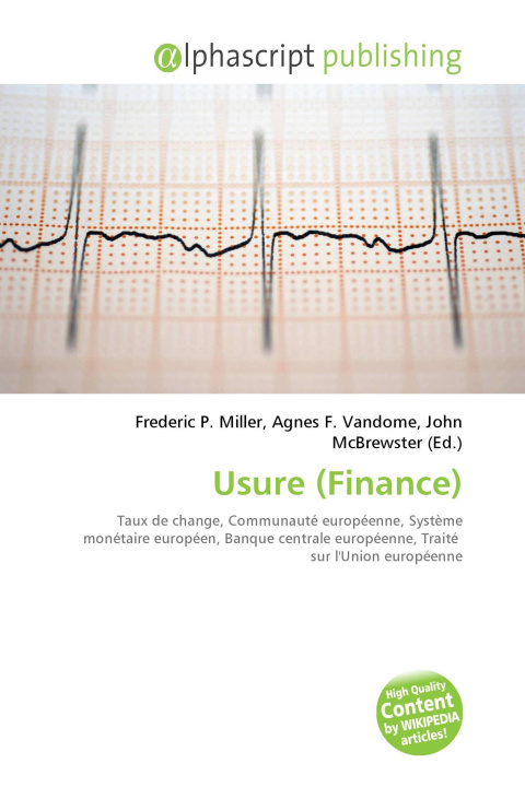 Kniha Usure (Finance) Agnes F. Vandome
