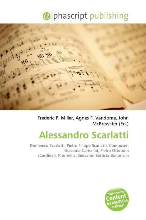 Carte Alessandro Scarlatti Agnes F. Vandome