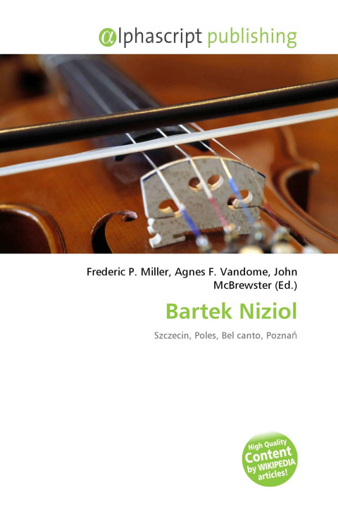 Knjiga Bartek Niziol Agnes F. Vandome